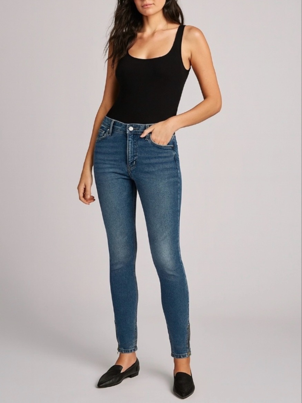 Jen7 Blue Ankle Skinny Jeans Size 10